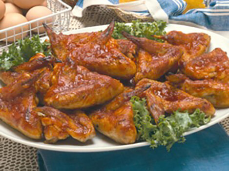 Pollo frito a la criolla